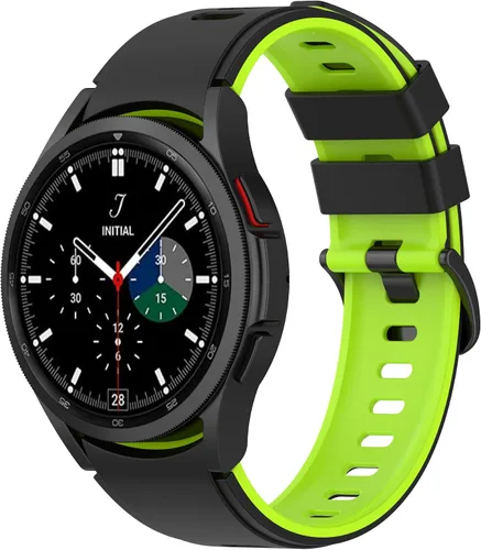 Miniatura 21 de Senter Correa de repuesto de goma suave de liberación rápida para Samsung Galaxy Watch4 de 40/1.732 in, Watch4 Classic de 1.654 in/1.811 in Smart