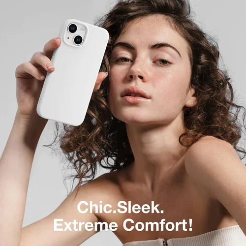 Miniatura 836 de GONEZ Funda de silicona para iPhone 15 Pro Max, compatible con Magsafe, protector de cámara + protector de pantalla, forro de microfibra suave