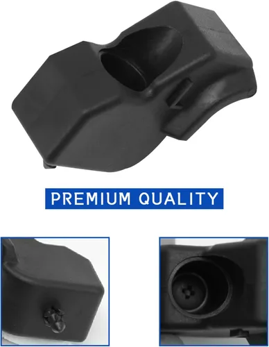 Miniatura 7 de 1 par de topes de goma negros para portón trasero izquierdo y derecho compatibles con Ford F-150 caja de 5.5/6.5 pies 2015-2020, limitador de parada