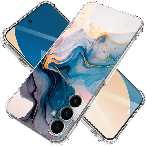 Miniatura 43 de para Samsung Galaxy a15 5G [Funda de Mármol Delgada]+[Anti-Caída Protectora] Fundas de Teléfono de TPU Suave y Elegantes para Mujeres de 6.5 Pulgadas