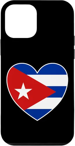 Miniatura 16 de iPhone 13 Pro Max I Heart Cuba - Divertida funda con bandera cubana