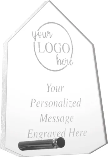 Miniatura 29 de Premios acrílicos económicos personalizados ofrecidos en una variedad de formas y tamaños, incluye texto ilimitado y su logotipo