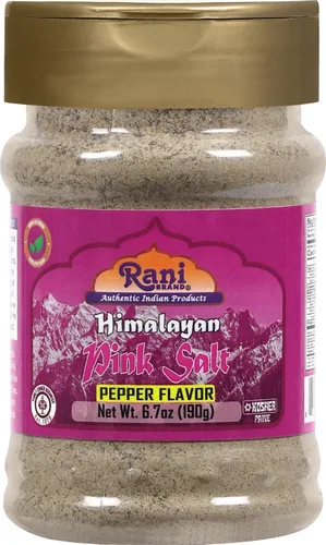 Miniatura 17 de Rani Himalayan Pink Salt Granules 5 in 1 Flavors (Mint, Smokey Garlic, Italian, Pepper, Peri Peri) PET Jar ~ All Natural Vegan Gluten Friendly