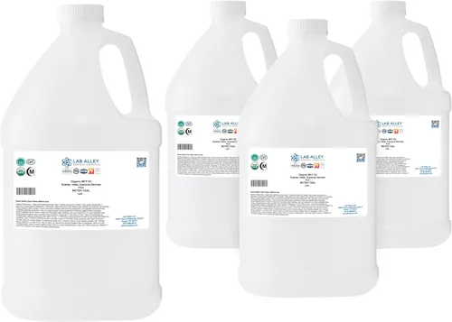 Miniatura 5 de Lab Alley Aceite MCT, coco orgánico USDA, certificado Kosher, Halal, sin OMG, 5 galones