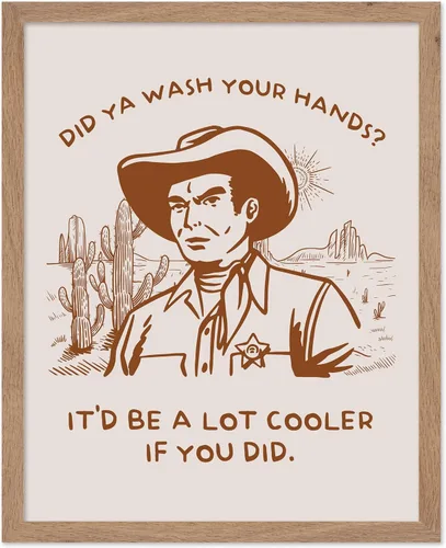 Miniatura 46 de Poster Master Póster de You've Yeed Your Last Haw - Impresión retro de vaquero marrón - Arte occidental - Arte moderno - Arte del salvaje oeste