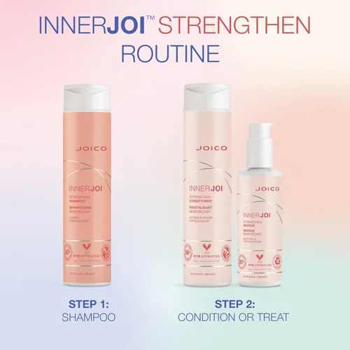 Miniatura 6 de Joico InnerJoi Strengthen Oil Cream Masque For Damaged, Color-Treated Hair Sulfate & Paraben Free Naturally-Derived Vegan Formula