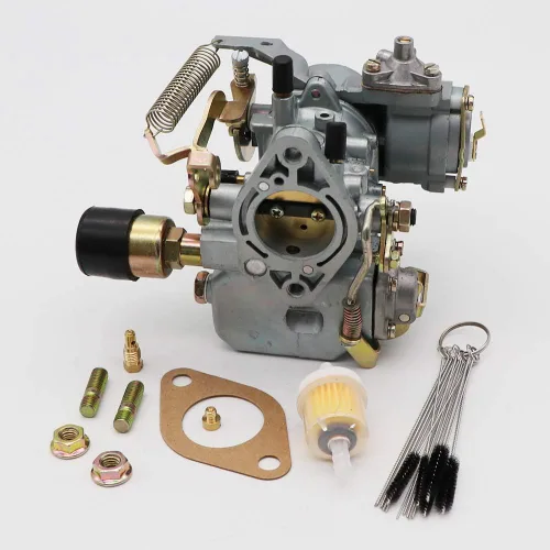 Miniatura 5 de KIPA Carburador para VW Beetles, Super Beetles, 1971-1979, motor de doble puerto, 1600 cc, 12 V, estrangulador eléctrico 34 PICT-3 Volkswagen Bug