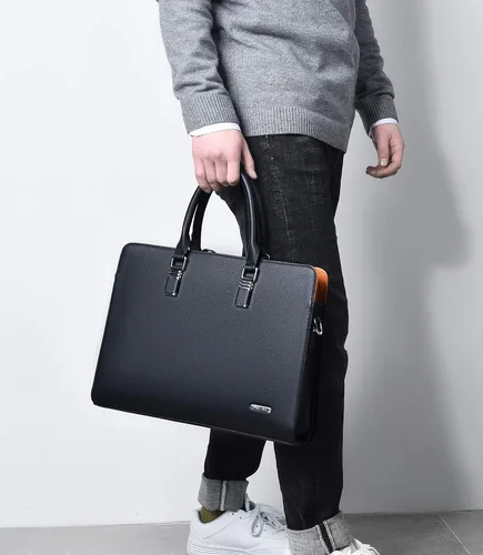 Miniatura 2 de FSD.WG Bolsa de negocios de cuero para portátil de hombro