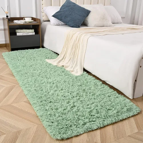 Miniatura 13 de Alfombra de área púrpura y azul de 6x9, alfombras grandes para sala de estar y dormitorio, alfombra mullida y linda, alfombras modernas