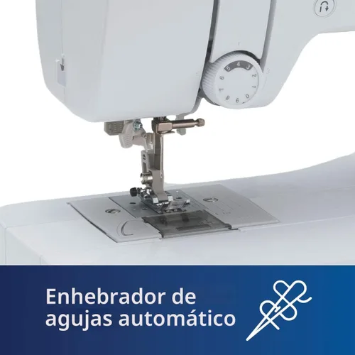 Miniatura 4 de Brother CS5055 Máquina de coser computarizada, 60 puntadas integradas, pantalla LCD, 7 pies incluidos, color blanco