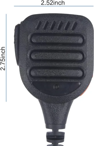 Miniatura 6 de WODASEN Micrófono de altavoz de radio impermeable Walkie Talkie Micrófono de mano para Retevis Ailunce HD1 RT29 RT47 RT47V RT48 RT82 RT83 RT87 NR30