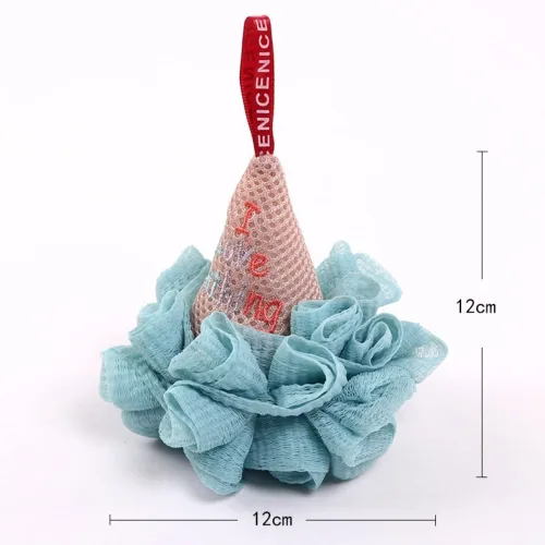 Miniatura 2 de Pelotas de baño de helado para niños, esponja de ducha para baño, limpiador corporal, depurador, esponja exfoliante para la piel, accesorios de baño
