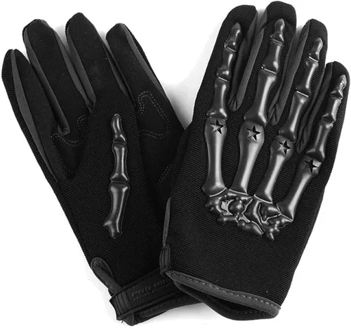 Miniatura 3 de Guantes adultos de motocross 1Storm para motocicleta, BMX, MX, ATV, bicicleta todoterreno, bicicleta, modelo de esqueleto para ciclismo