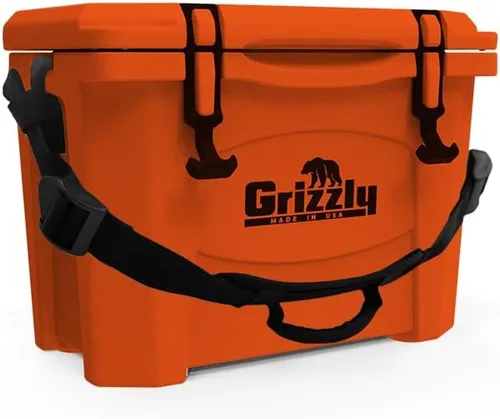 Miniatura 2 de Grizzly - Enfriador de 15 cuartos de galón Baúl de hielo duradero con aislamiento rotomoldeado Fabricado en Estados Unidos Garantía de por
