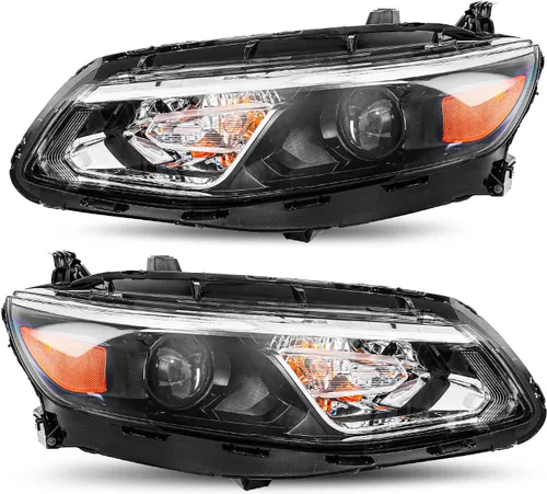 JSBOYAT Bombillas incluidas de repuesto para faros delanteros halógenos para Chevy Malibu Sedan OE 2016 2017 2018 estilo fábrica faro delantero lado
