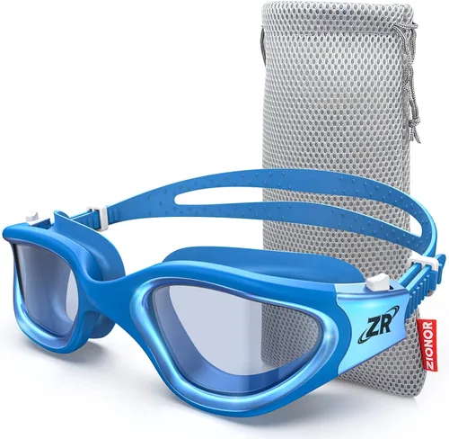 Miniatura 10 de ZIONOR G1 MAX - Gafas de natación polarizadas antivaho para hombres y mujeres A8 (polarizado + azul espejo)