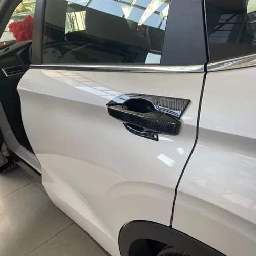 Miniatura 3 de Accesorios de automóvil aptos para Mitsubishi New Outlander 2022 2023 Cubierta de manija de puerta exterior con orificios de entrada inteligentes
