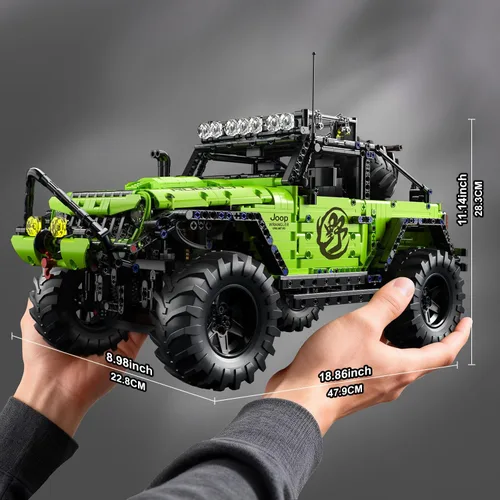 Miniatura 6 de Wranger - Juego de bloques de construcción de camión todoterreno 1:8 para adultos, 2357 piezas todo terreno, modelo de vehículo, kit de juguetes