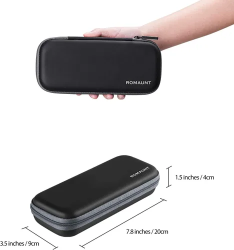 Miniatura 3 de ROMAUNT Estuche de transporte de viaje compatible con cápsulas Nespresso OrignalLine, accesorio para cafetera portátil de café protector con espuma