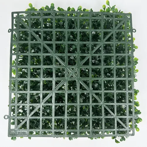 Miniatura 3 de Sunnyglade 12 piezas de paneles de madera artificiales de 10 x 10 pulgadas, planta de seto tipo arbusto, pantalla de privacidad con protección