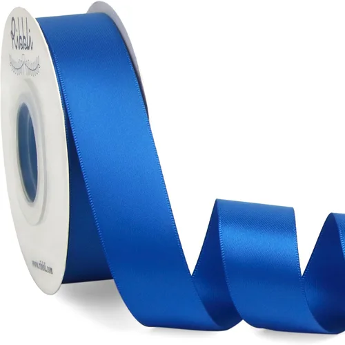 Miniatura 80 de Ribbli - Cinta de satén de doble cara dorada, 1 pulgada x 25 yardas, uso para ramo de lazos, envoltura de regalos, decoración de boda Dorado