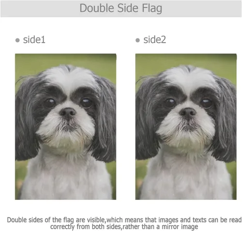 Miniatura 4 de Hokkien Hermosa bandera de jardín de perro Shih Tzu de doble cara de 12 x 18 pulgadas, banderas decorativas de jardín pequeñas, decoración de césped