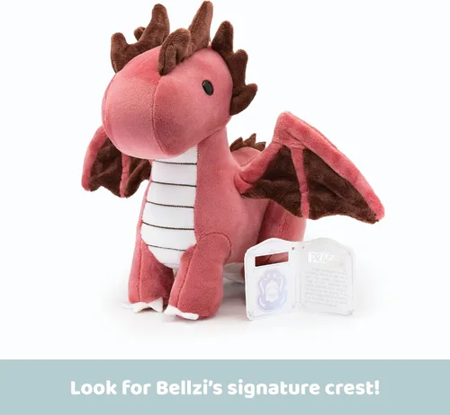 Miniatura 4 de Bellzi Dragón de fuego – Lindo juguete de peluche de 11.5 pulgadas – Adorable juguete de dragón suave y regalos – Regalo perfecto para niños, bebés