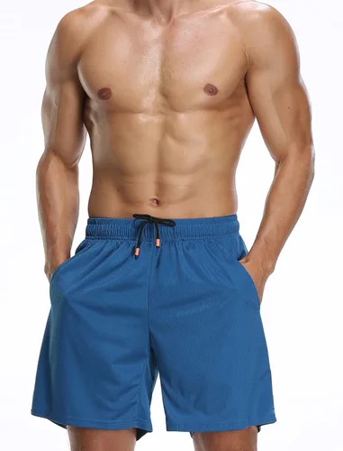 Miniatura 5 de NELEUS Pantalones cortos de correr para hombre de 7 pulgadas con bolsillos
