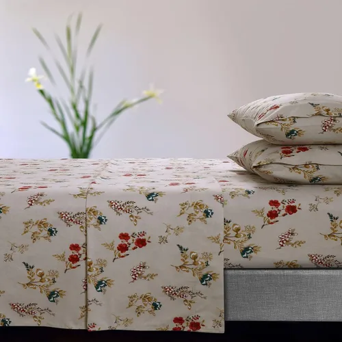 Miniatura 9 de Tribeca Living Sábanas de franela de algodón portugués tamaño King – Juego de sábanas de bolsillo profundo de 170 GSM para colchones de hasta 21 Ava