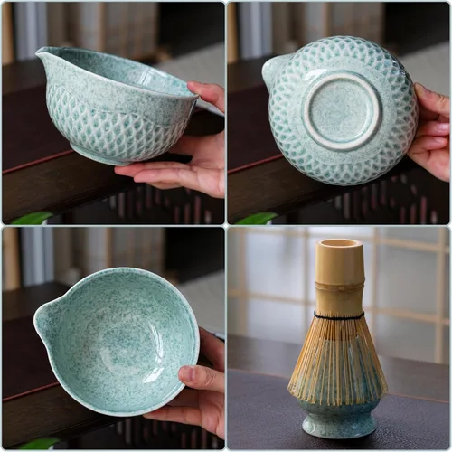 Miniatura 3 de Juego de batidor de matcha, 7 piezas, apto para lavavajillas, regalo de cumpleaños para amantes del matcha, ideal para principiantes (G)