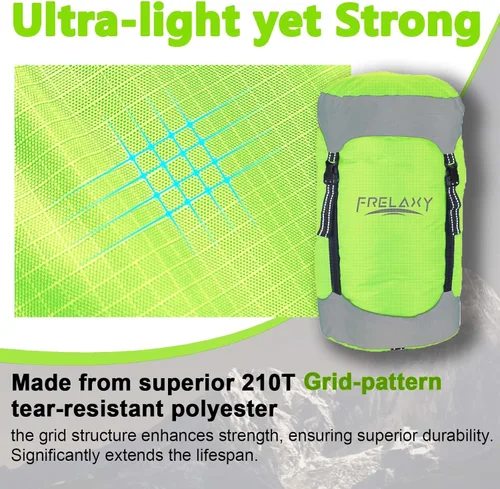 Miniatura 3 de Frelaxy - Bolsa de compresión con 40% más de almacenamiento, Saco de compresión de 11L/18L/30L/45L/52L, resistente al agua y ultra ligero para saco