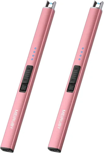 Miniatura 9 de MEIRUBY Encendedor Eléctrico de Velas, Regalos para Rellenos de Medias de Navidad para Mujeres Mamá Hombres Esposa Hermana, Encendedor USB de Arco