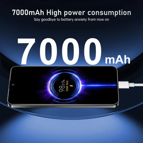 Miniatura 5 de Teléfono celular desbloqueado PMAX de 12 GB+512 GB, pantalla HD de 6.99 pulgadas, teléfonos Android 15 5G, batería 7000 mAh desbloqueado