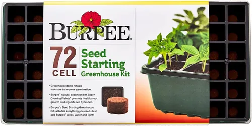 Miniatura 2 de Burpee Kit de inicio de semillas de interior de invernadero + mezcla de inicio de semillas de coco orgánico