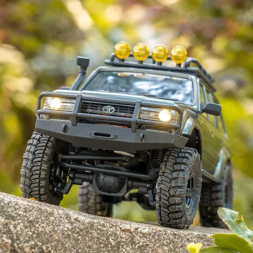Miniatura 5 de Fms FCX18S 1/18 Land Cruiser LC80 S RC Rock Crawler Scale Katana Toyota RC Car 2.4Ghz 4WD Off-Road Impermeable RC Truck Vehículo RTR All Terrains