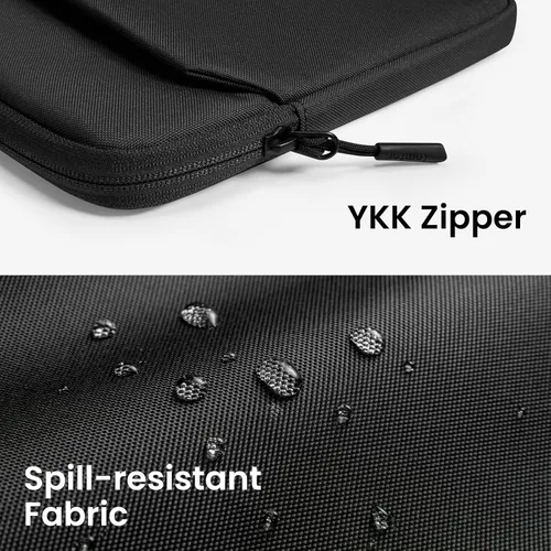 Miniatura 9 de tomtoc Funda delgada de ajuste personalizado para MacBook Neo A18 Pro A3404 de 13 pulgadas, resistente al agua, con bolsillo para accesorios