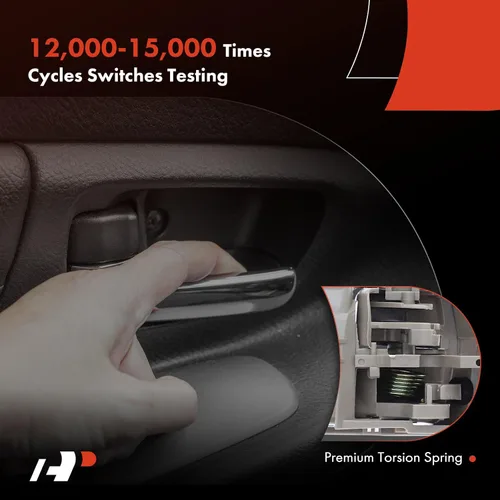 Miniatura 5 de A-Premium Manijas interiores interiores para puertas compatibles con Toyota Camry 2002 2003 2004 2005 2006, color beige, juego de 2 piezas, parte