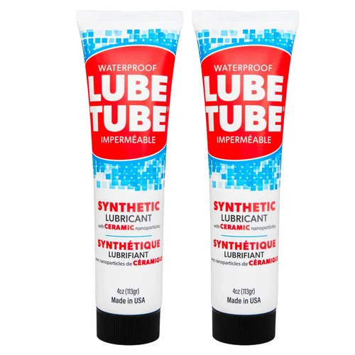Miniatura 5 de LubeTube 4oz (Paquete de 12) Grasa Sintética Multiusos para Equipos de Piscina, Accesorios de Fontanería, Inodoros de RV, Marina, Maquinaria y Uso