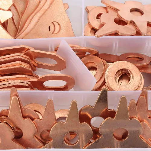 Miniatura 3 de 110 anillos extractores de abolladuras, triángulo OT redondo para reparación de soldadura de chapa automotriz, triangular/nuevo triangular/redondo