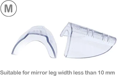 Miniatura 2 de Korty 3/6/10 pares de protectores laterales para lentes, flexibles, se deslizan en los laterales, para lentes de seguridad, se adaptan a lentes