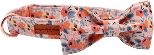 Miniatura 3 de Unique style paws - Collar para perros con lazo de corbatín, collares ajustables para perros y gatos pequeños, medianos y grandes