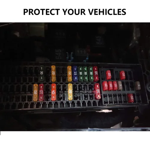 Miniatura 6 de 140 Piezas Fusibles Automotrices - Kit de Fusibles de Cuchilla Estándar para Automóvil, Fusible Automático Surtido para Marina, RV, Cámper, Barco
