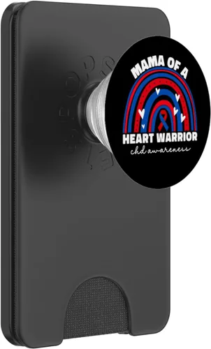 Miniatura 8 de Mama of a Warrior CHD Congenital Heart Defects Awareness Mama PopSockets intercambiables PopGrip