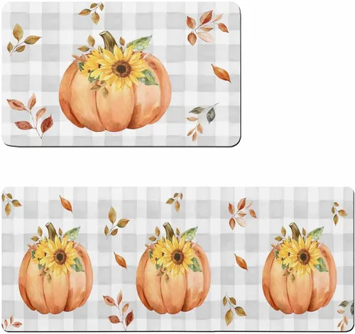 Tapete de baño de calabaza para bañera, antideslizante, de secado rápido y absorbente, tierra de diatomeas, fregadero, dormitorio, cocina, lavable,