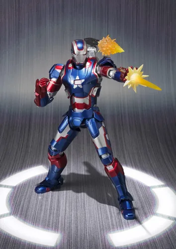 Miniatura 5 de TAMASHII NATIONS Bandai S.H. Figuarts Iron Patriot Iron Man 3 Figura de acción