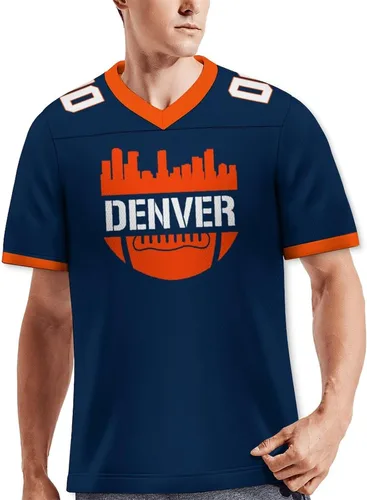 Miniatura 3 de Camiseta de fútbol personalizada,Uniforme de fútbol sólido de silueta de ciudad,Camiseta de moda de regalo para fanáticos del fútbol Añadir