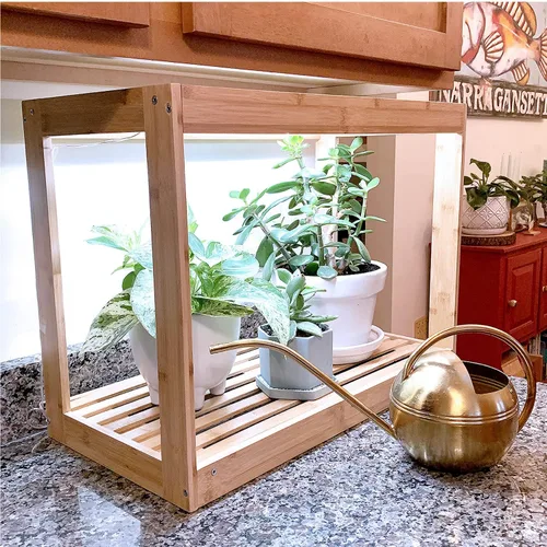 Miniatura 3 de Ferry-Morse - Moderna casa de cultivo LED de bambú para interiores