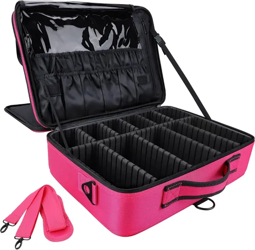 Miniatura 12 de Estuche de maquillaje de viaje JOURMON, Negro, L