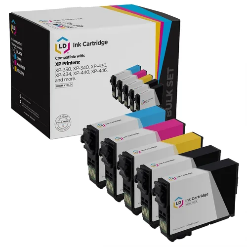 LD Productos Cartuchos de tinta remanufacturados Reemplazos para cartuchos de tinta 288 XL Epson 288XL Alto rendimiento para uso en Epson XP446