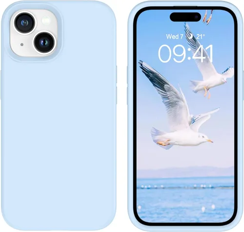 Miniatura 271 de GUAGUA Funda compatible con iPhone 17 Pro Max de 6.9 pulgadas, silicona líquida, goma de gel suave, delgada, forro de microfibra delgada